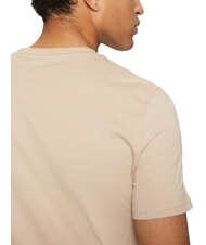 GUESS AIDY Tricou scris in aceeasi culoare nisip neutru - tricou - 4