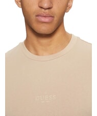GUESS AIDY Tricou scris in aceeasi culoare nisip neutru - tricou - 3
