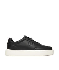GUESS PLAZA Adidași din piele BLACK - Pantofi bărbați - 2