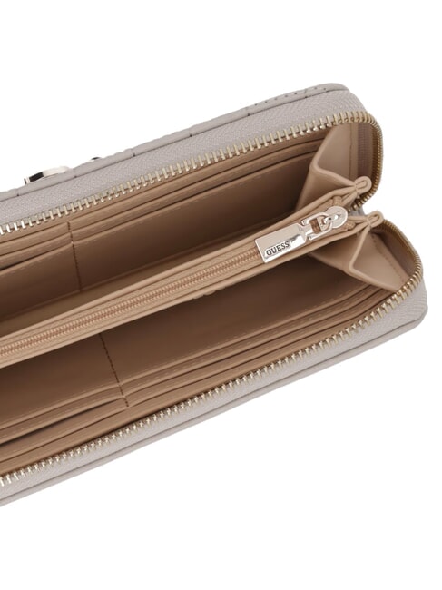 NADIRA Portofel cu fermoar taupe deschis - Portofele femei