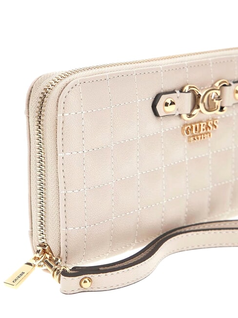 NADIRA Portofel cu fermoar taupe deschis - Portofele femei