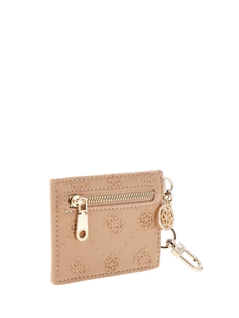 4G LOGO Suport pentru card / Breloc BEIGE - Portchei