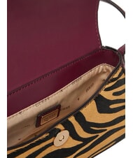 GUESS DOMITILLA Geantă de umăr, piele zebră - Genți femei - 4