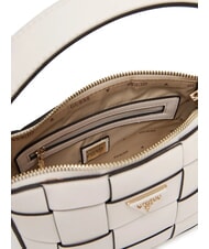 GUESS MAYLEE Geantă mini cu curea de umăr aproape alb - Genți femei - 3