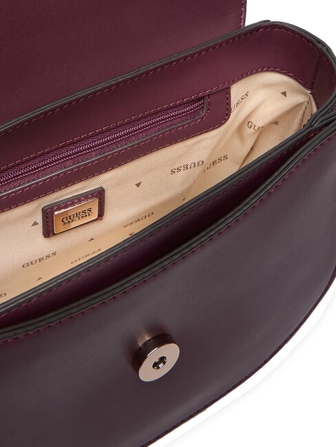 JANE Geantă de umăr mini vin - Genți femei