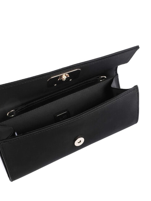 ZALINA Geantă de m&acirc;nă cu curea de umăr BLACK - Genți femei