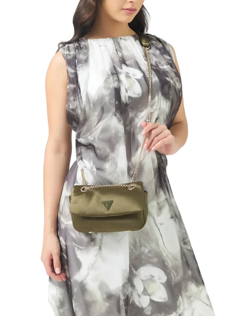 SUNETRA Geantă mini de umăr / geantă crossbody măsline - Genți femei