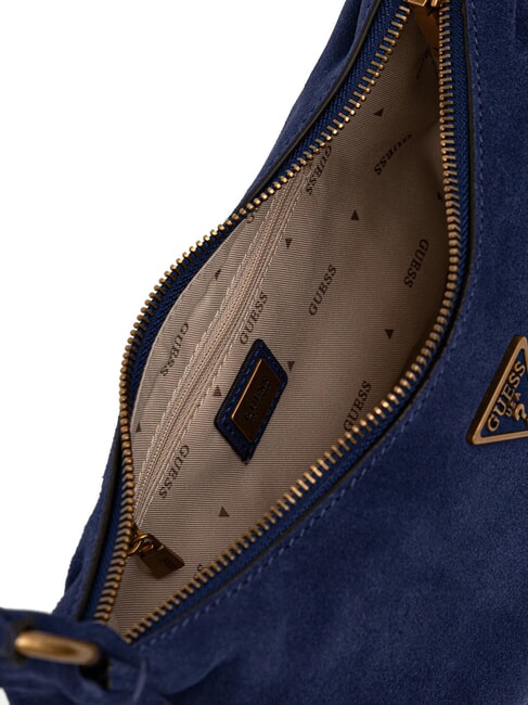 AMITA Geantă de umăr, piele miezul nopții - Genți femei