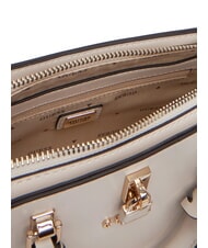 GUESS QUEENSLAND Geantă mini cu curea de umăr alb-gălbui/gri-gălbui - Genți femei - 3