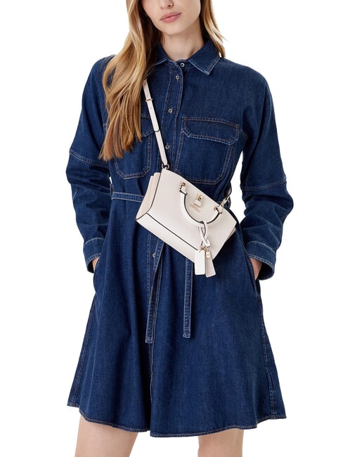 QUEENSLAND Geantă mini cu curea de umăr alb-gălbui/gri-gălbui - Genți femei