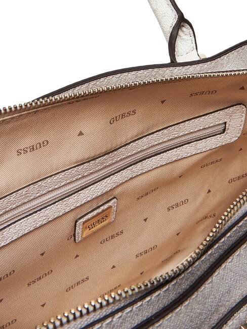 KATYA Geantă de mână, cu curea de umăr logo alb - Genți femei