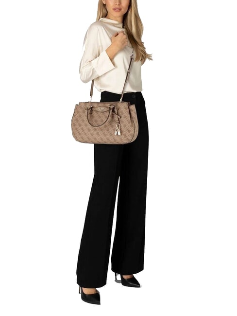 KATYA Geantă de mână, cu curea de umăr LOGO LAPTE - Genți femei