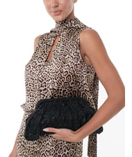 GUESS ZALINA Geantă mare de ambreiaj BLACK - Genți femei - 5