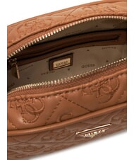 GUESS ADELASIA Geantă de umăr mini geanta albury caramel - Genți femei - 4