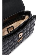 GUESS NADIRA Geantă de umăr micro BLACK - Genți femei - 4