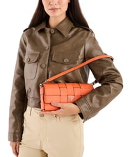 GUESS MAYLEE  Geantă de umăr, cu curea de umăr portocaliu - Genți femei - 4