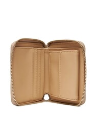 GUESS PHOEBE Portofel mic cu fermoar simplu logo taupe - Portofele femei - 2