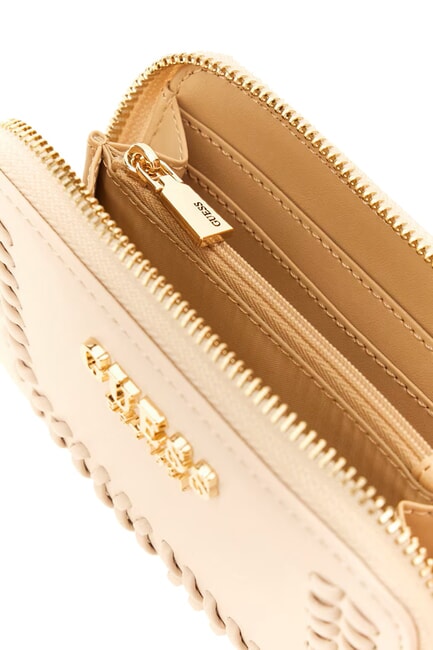 TATUM Portofel mediu cu fermoar coajă - Portofele femei