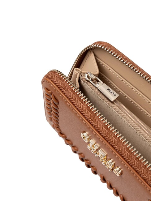 TATUM Portofel mediu cu fermoar geanta albury caramel - Portofele femei