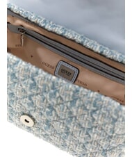 GUESS EVERLEE Geantă mini de umăr / geantă crossbody albastru cețos multicolor - Genți femei - 3