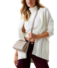 GUESS PHOEBE  Geantă de umăr mini simplu logo taupe - Genți femei - 4