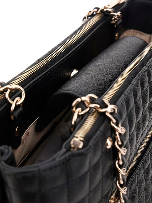 NADIRA Geantă de cumpărături de umăr BLACK - Genți femei