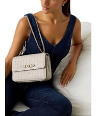 GUESS NADIRA Geantă mini de umăr / geantă crossbody taupe deschis - Genți femei - 4
