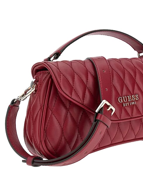 VALLA Geantă de mână, cu curea de umăr RED - Genți femei