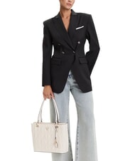 GUESS ALDINA  Geantă de umăr aproape alb - Genți femei - 5