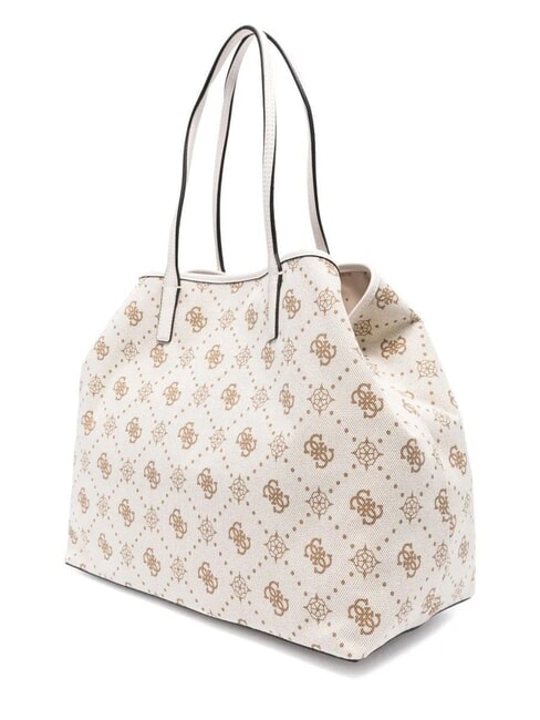 NEDA Geantă de umăr logo alb - Genți femei