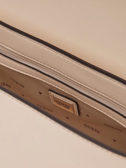 LEFIA Geantă de umăr cu clapă aproape alb - Genți femei