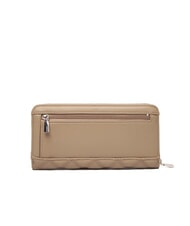 GUESS GIULLY 2 Portofel mare matlasat cu fermoar BEIGE - Portofele femei - 3