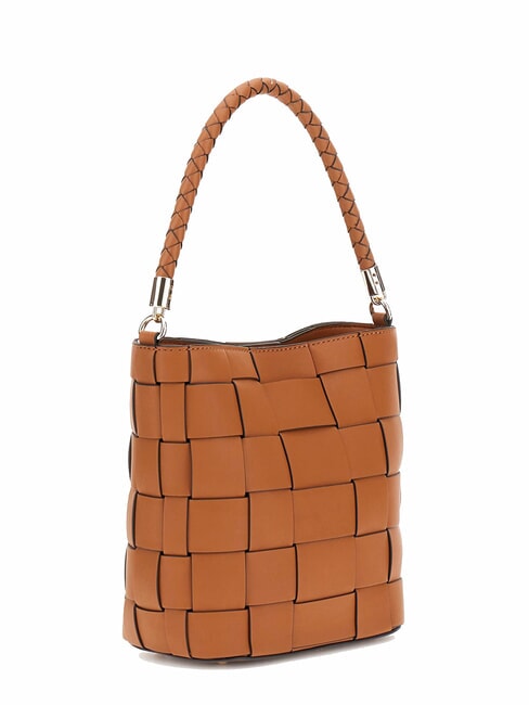 MAYLEE Geantă de umăr mini cu găleată geanta albury caramel - Genți femei