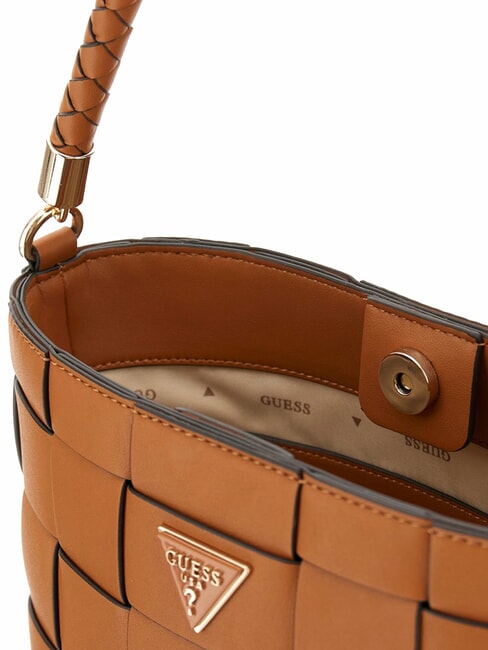 MAYLEE Geantă de umăr mini cu găleată geanta albury caramel - Genți femei