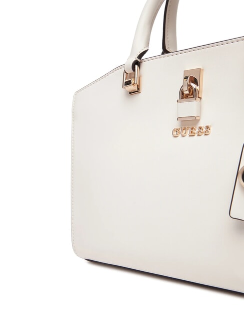 QUEENSLAND Geantă de m&acirc;nă, cu curea de umăr alb-gălbui/gri-gălbui - Genți femei