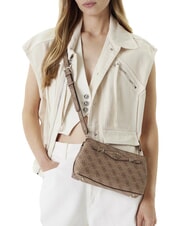 GUESS KATYA Geantă de umăr mini LOGO LAPTE - Genți femei - 5