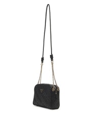 GUESS ADELASIA Geantă de umăr mini BLACK - Genți femei - 4