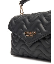 GUESS MELISANDRA Geantă mini cu curea de umăr BLACK - Genți femei - 3
