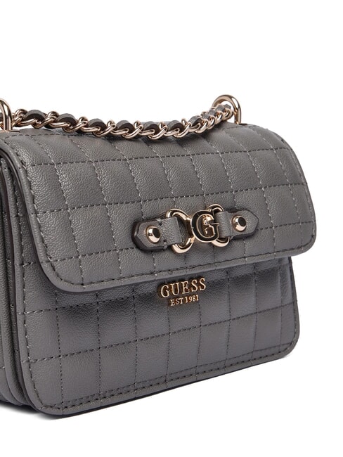 NADIRA Geantă de umăr mini ardezie - Genți femei