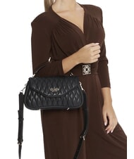 GUESS VALLA Geantă de mână, cu curea de umăr BLACK - Genți femei - 5