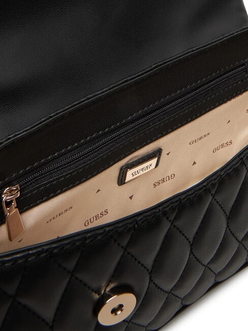 VALLA Geantă de mână, cu curea de umăr BLACK - Genți femei