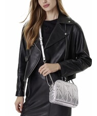 GUESS ALDINA Geantă de umăr mini BLACK - Genți femei - 4