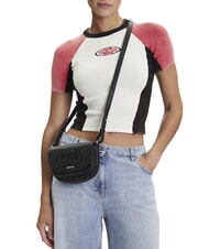 GUESS CALEBRA Geantă de umăr mini BLACK - Genți femei - 5