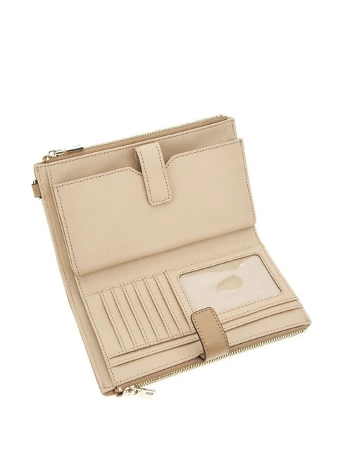 VALLA Portofel mare matlasat BEIGE - Portofele femei