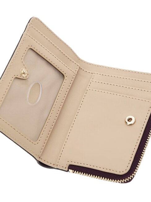 LAUREL 2 Portofel mediu cu fermoar logo-ul vinului - Portofele femei