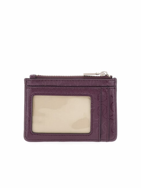 IDRA Suport plat pentru carduri cu fermoar vin - Portofele femei