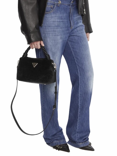 SHAIDA Geantă medie cu curea de umăr BLACK - Genți femei