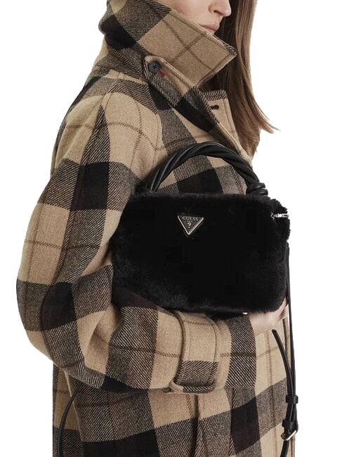 SHAIDA Geantă de mână cu curea de umăr BLACK - Genți femei