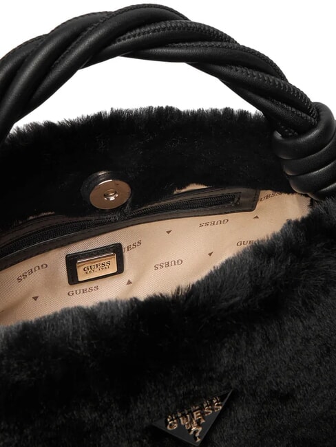 SHAIDA Geantă de mână cu curea de umăr BLACK - Genți femei