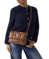 GUESS MARION Geantă de umăr țesută cu curea de umăr RED - Genți femei - 4